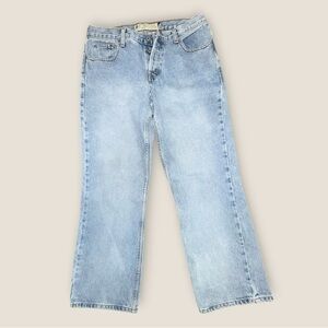 American Eagle Jeans 32x30 Light Wash Straight Leg 90s Y2K Denim